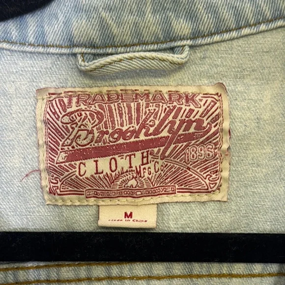 Brooklyn Cloth Blue Lightweight Jean Jacket Classic Style - Picture 2 of 6